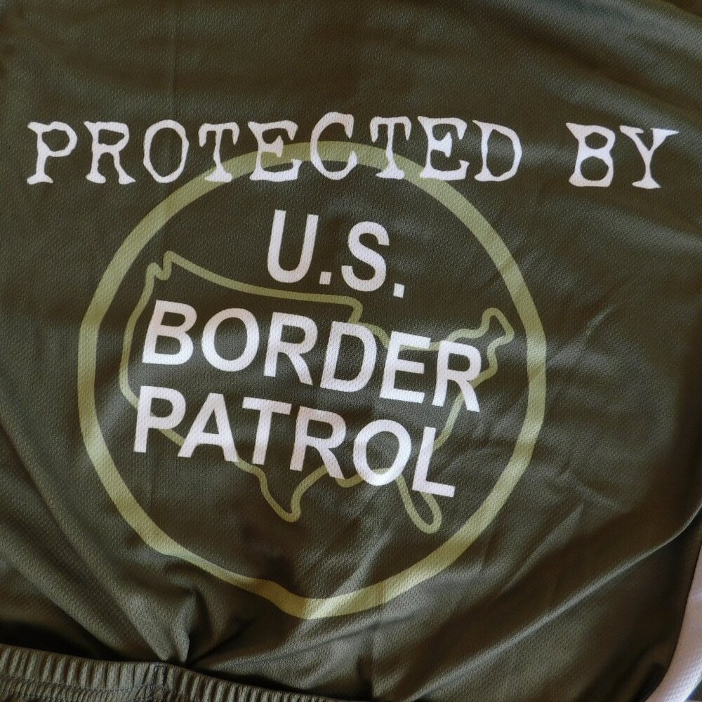 Limited Edition USBP Border Patrol full zip race fit cycling training jersey